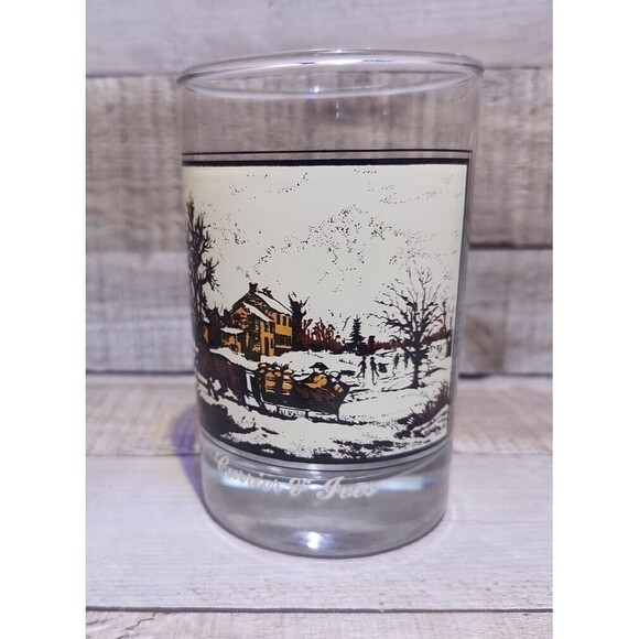2 -1981 Currier & Ives Tumblers/Vintage Arby's Glasses Collector's Series - Picture 8 of 11